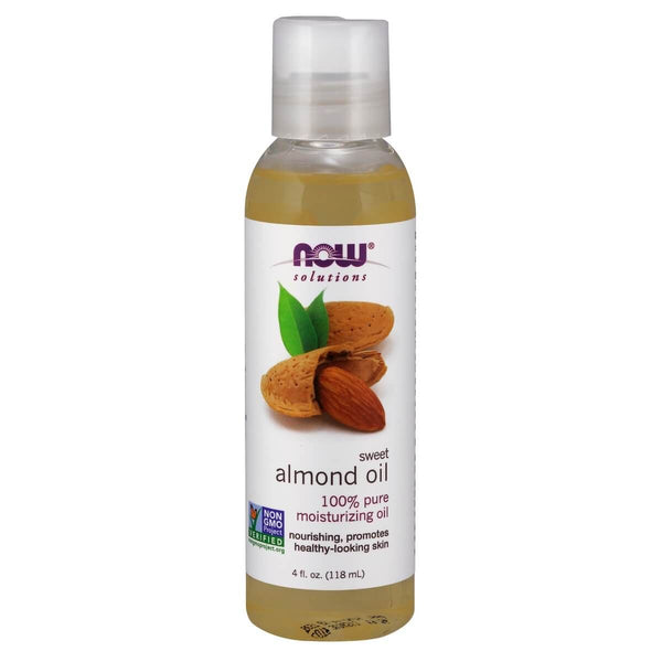 NOW Foods Sweet Almond Oil 4oz | Premium Supplements at MYSUPPLEMENTSHOP