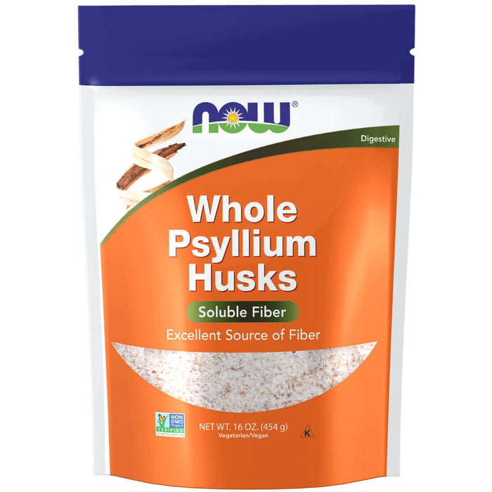 NOW Foods Whole Psyllium Husks 16oz - Psyllium at MySupplementShop by Now Foods