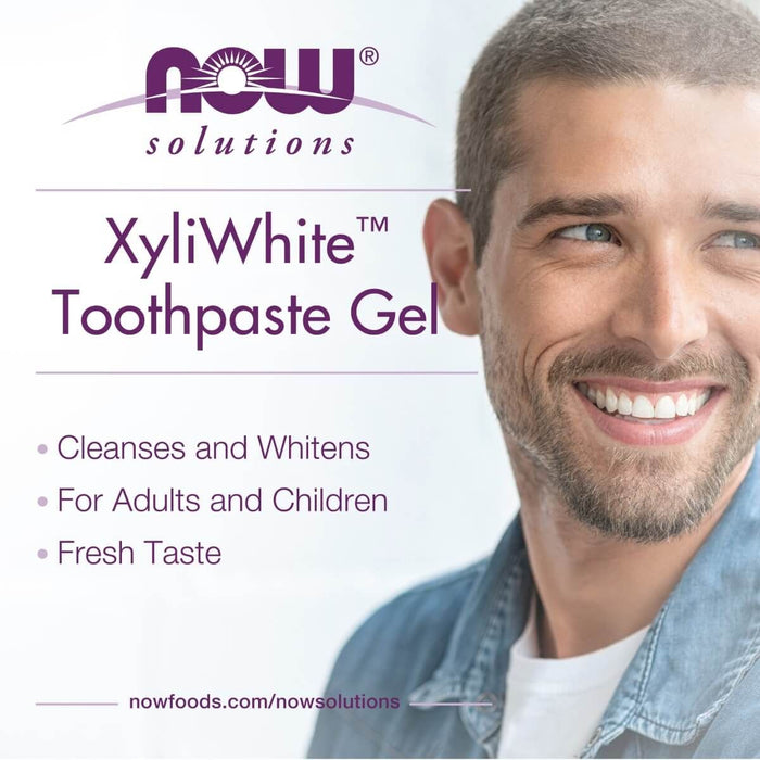 NOW Foods Xyliwhite Toothpaste Gel Refreshmint 6.4oz (181g) | Premium Supplements at MYSUPPLEMENTSHOP