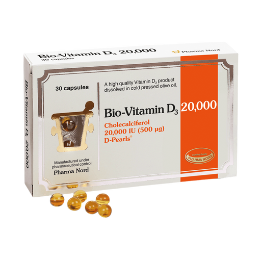 Pharma Nord Bio-Vitamin D3, 20000iu 30 Capsules - Bone Care at MySupplementShop by Pharma Nord