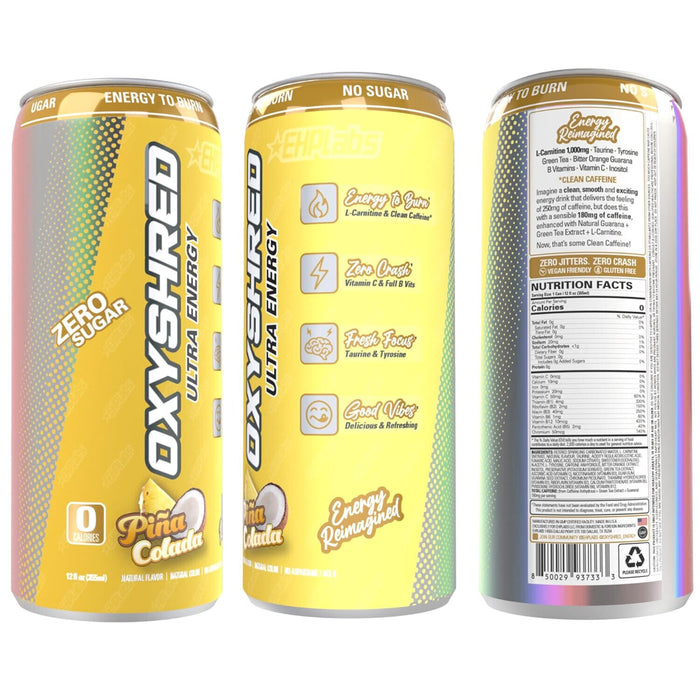 EHP Labs OxyShred Ultra Energy Drink RTD 12x355ml