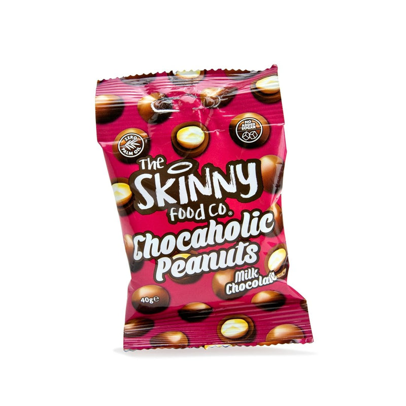 The Skinny Food Co Chocaholic Coated Peanuts 12x40g Choc Peanuts