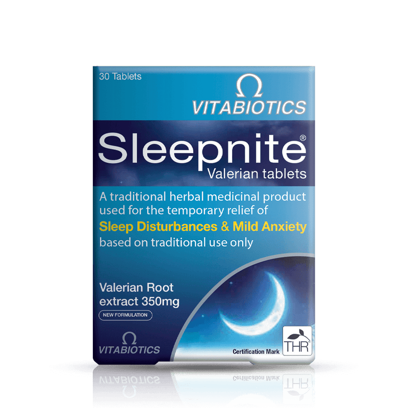 Vitabiotics Sleepnite Valerian Root Extract 400mg 30 Tablets