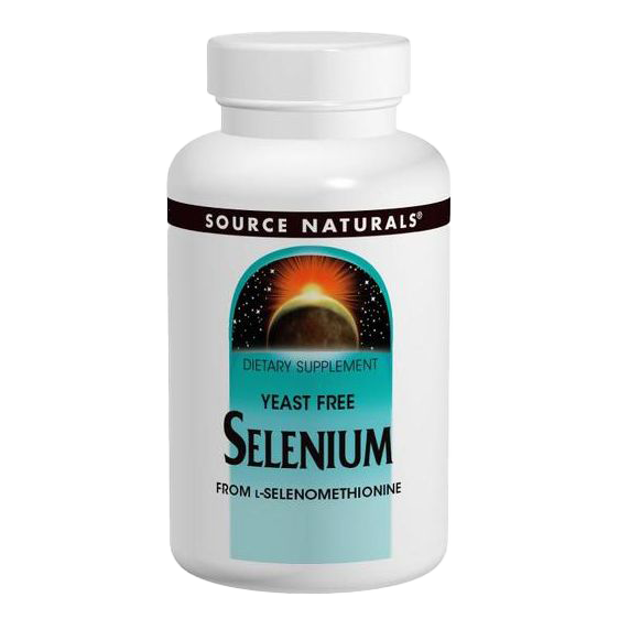 Source Naturals Selenium 200mcg 60 Tablets (Yeast Free)