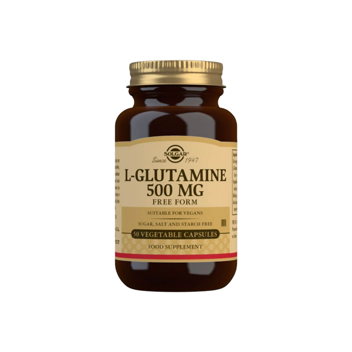 Solgar L-Glutamine 500 mg Vegetable Capsules Pack of 50