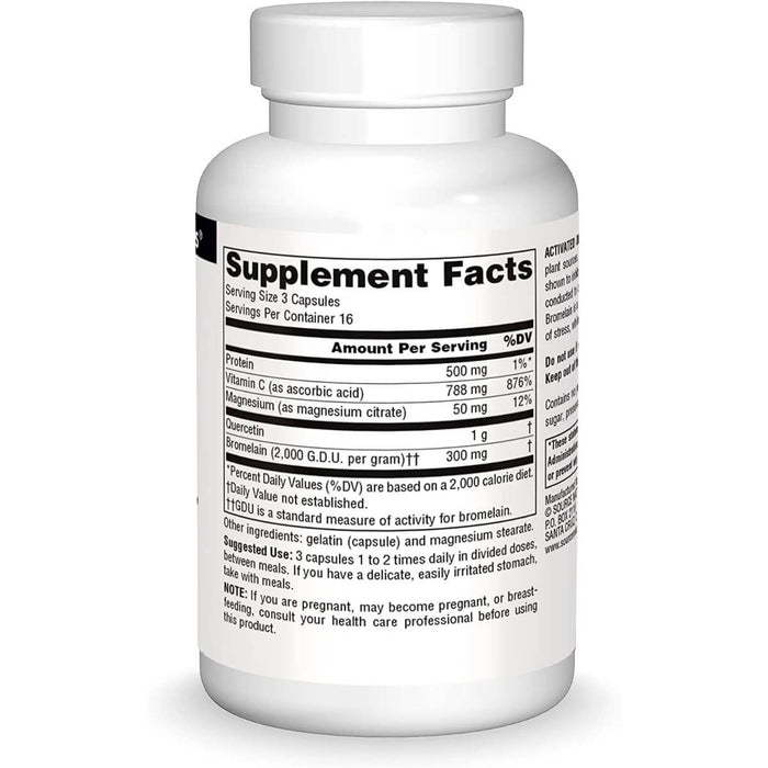 Source Naturals Activated Quercetin 50 Capsules | Premium Supplements at MYSUPPLEMENTSHOP