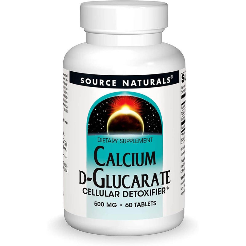 Source Naturals Calcium D-Glucarate 60 Tablets | Premium Supplements at MYSUPPLEMENTSHOP