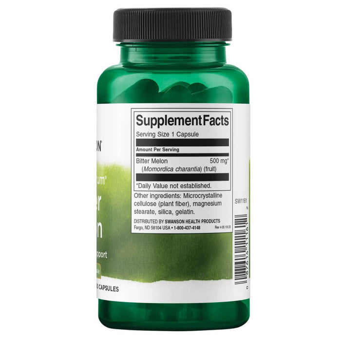 Swanson Bitter Melon 500 mg 60 Capsules at MySupplementShop.co.uk