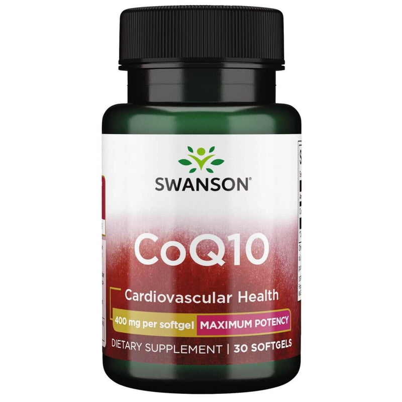 Swanson CoQ10 400mg 30 Softgels | Premium Supplements at MYSUPPLEMENTSHOP