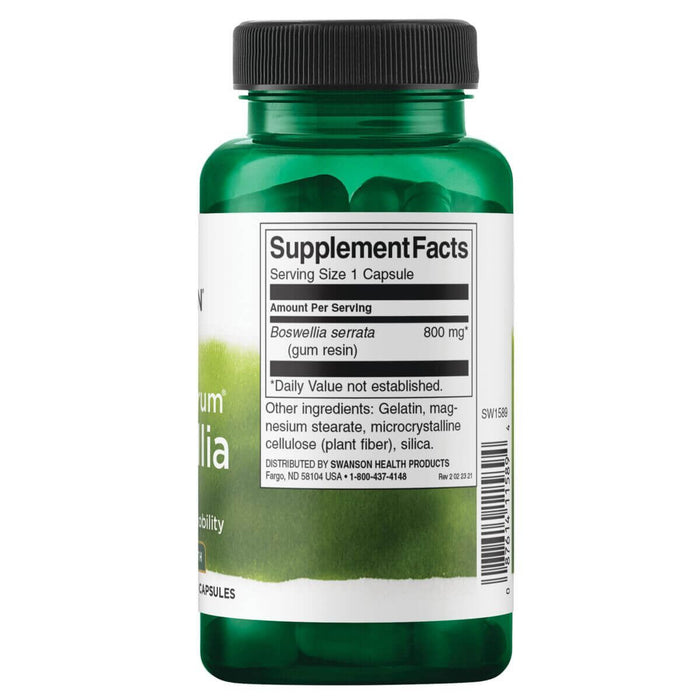 Swanson Full Spectrum Boswellia Double Strength 800 mg 60 Capsules | Premium Supplements at MYSUPPLEMENTSHOP