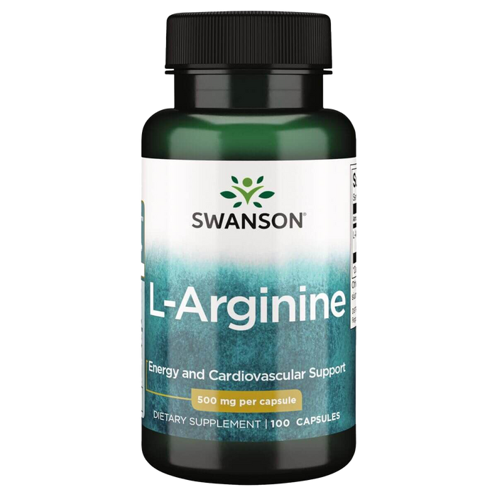 Swanson L-Arginine 500 mg 100 Capsules