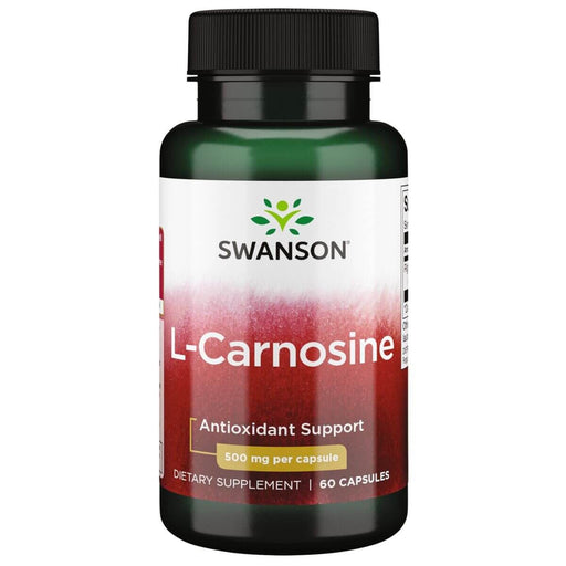 Swanson L-Carnosine 500 mg 60 Capsules | Premium Supplements at MYSUPPLEMENTSHOP