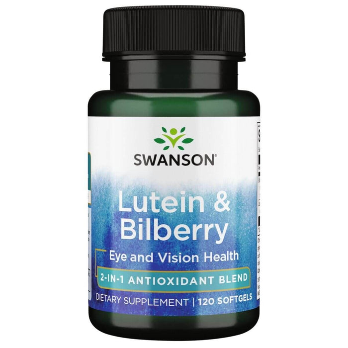 Swanson Lutein & Bilberry 120 Softgels - Supplements at MySupplementShop by Swanson