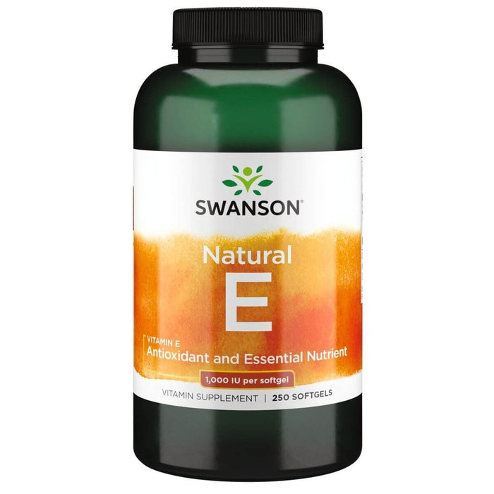 Swanson Vitamin E-1000 1000iu 250 Capsules - Supplements at MySupplementShop by Swanson