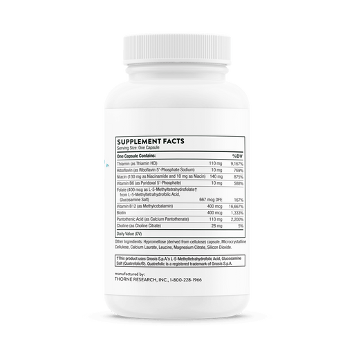 Thorne Research Basic B Complex 60 Capsules | Premium Supplements at MYSUPPLEMENTSHOP