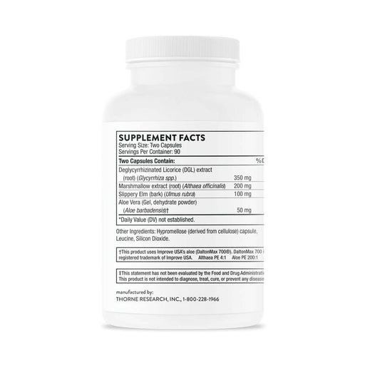 Thorne Research GI Relief 180 Capsules | Premium Supplements at MYSUPPLEMENTSHOP