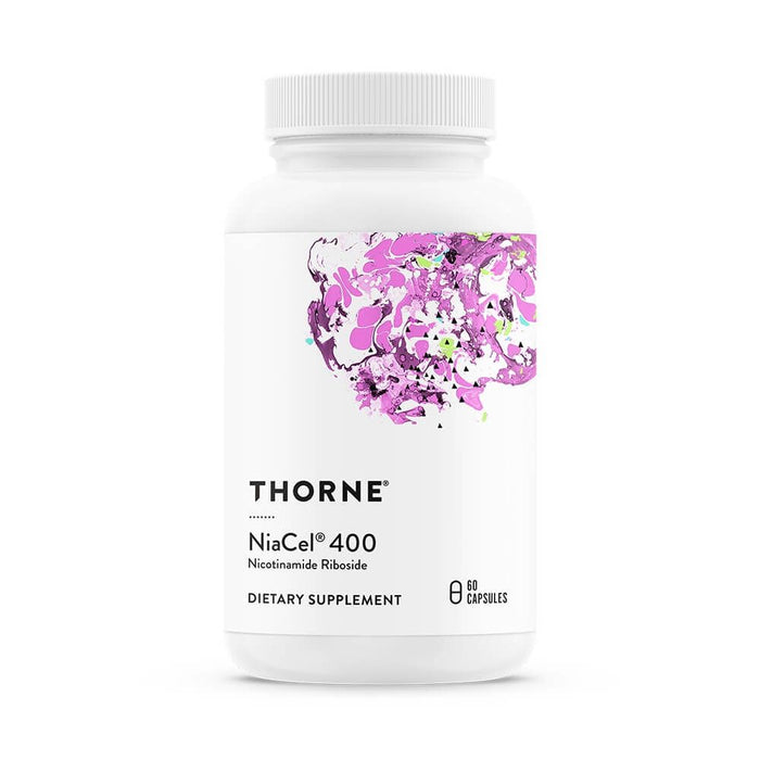 Thorne Research NiaCel (Nicotinamide Riboside) 400 60 Capsules - Energy & Vitality at MySupplementShop by Thorne