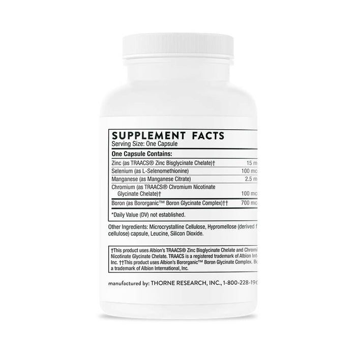 Thorne Research Trace Minerals 90 Capsules | Premium Supplements at MYSUPPLEMENTSHOP