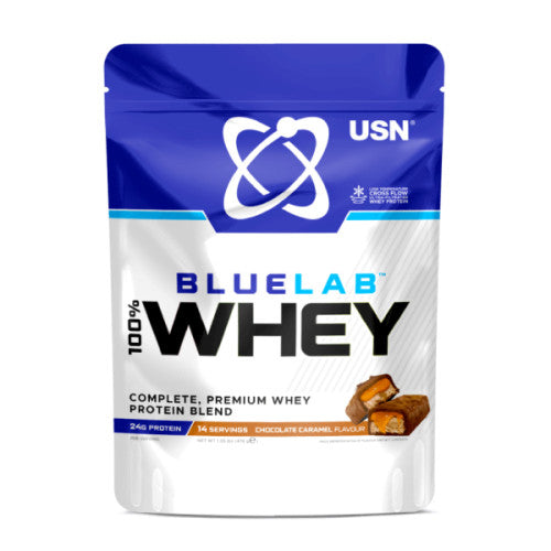 USN Blue Lab Whey 100% 476g - Chocolate Caramel - Sports Supplements at MySupplementShop by USN