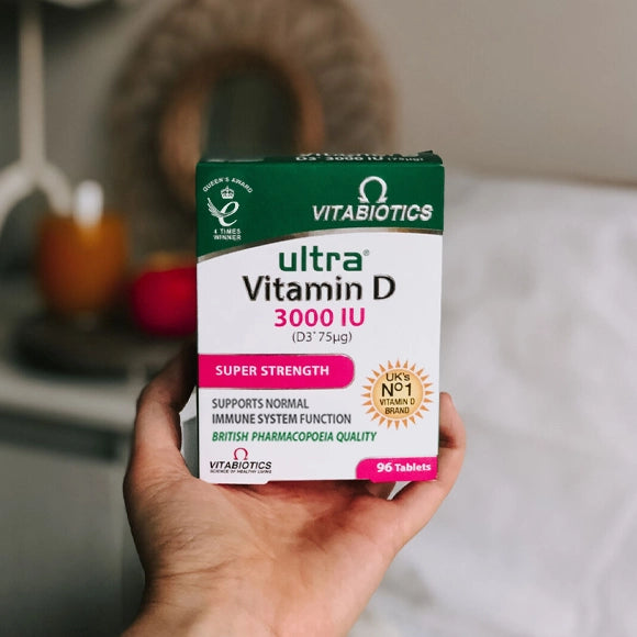 Vitabiotics Ultra Vitamin D 3000 IU Super Strength 96 Mini Tablets