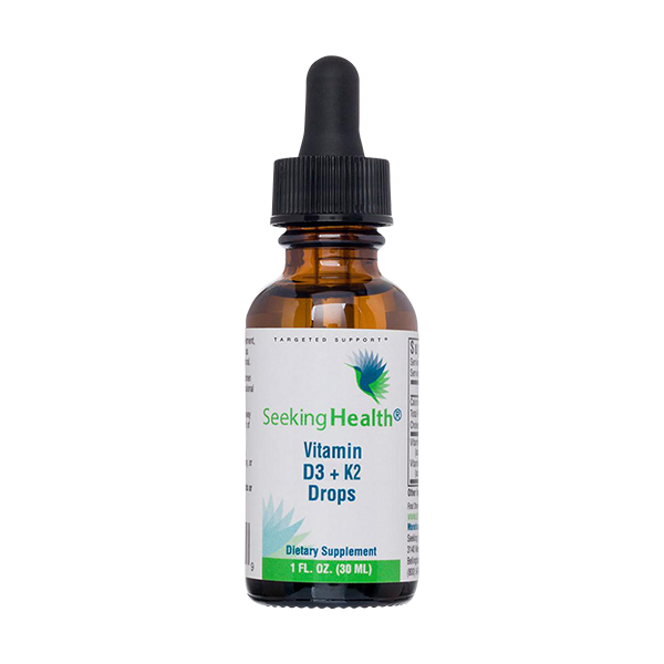 Seeking Health Vitamin D3 + K2 Drops - 30 ml