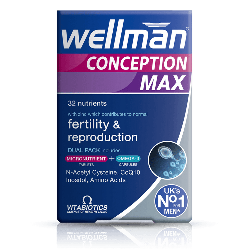 Vitabiotics Wellman Conception Max Dual Pack 84 Tablets