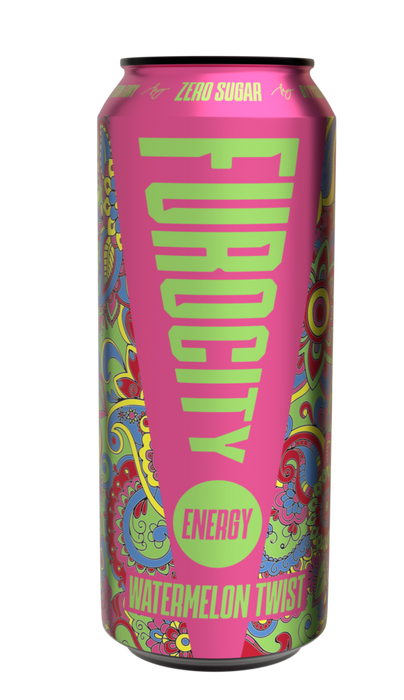 Furocity Energy Drink 12x500ml - Watermelon Twist - Energy Drinks at MySupplementShop by Furocity