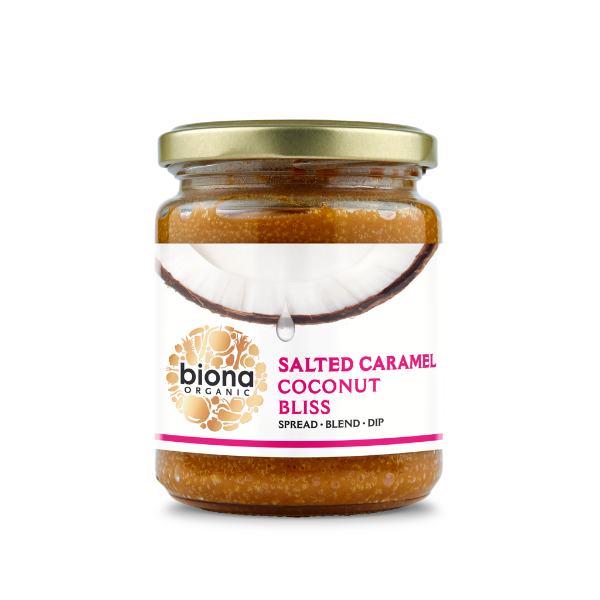 Biona Organic Salted Caramel Coconut Bliss 250g | High-Quality Health Foods | MySupplementShop.co.uk