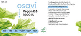Osavi Vegan D3 Oral Spray, 1000IU - 12.5 ml. | High-Quality Vitamin D | MySupplementShop.co.uk