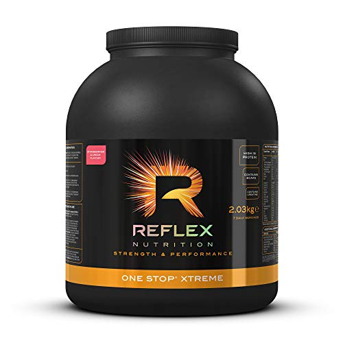 Reflex Nutrition One Stop Xtreme 2.03kg Strawberries &amp; Cream - Sports Nutrition at MySupplementShop by Reflex Nutrition