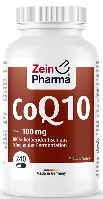 Zein Pharma Coenzyme Q10, 100mg - 240 caps - CoEnzyme Q1 at MySupplementShop by Zein Pharma