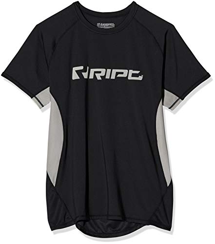 RIPT Contrast Performance T-Shirt XXL Black - Sports Nutrition at MySupplementShop by RIPT
