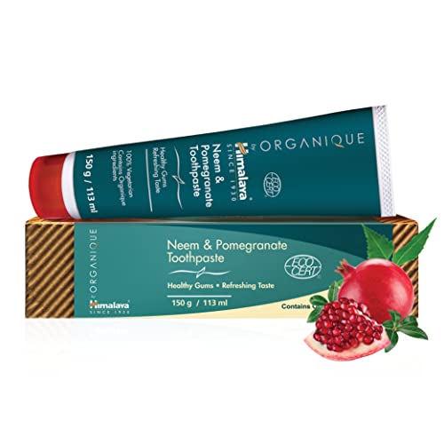 Himalaya Neem and Pomegranate Organic Toothpaste - 150g | High-Quality Toothpastes | MySupplementShop.co.uk