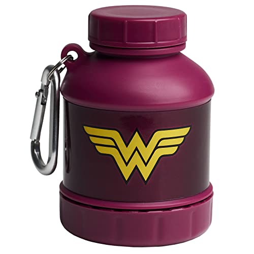 Smartshake Whey2Go Justice League Protein Powder Storage Container 50g Protein Shaker Bottle Funnel - 110ml BPA Free Wonder Woman Gifts DC Comics Protein Shakes Bottle Storage for Women | High-Quality Supplement Shakers | MySupplementShop.co.uk