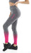 Gold's Gym UK Women's GGLPNT133 Gradient Ombre Training Workout Seamless High Waist Legging Pink/Charcoal Marl XS/S | High-Quality Leggings | MySupplementShop.co.uk