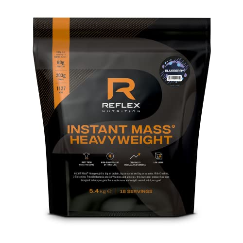 Reflex Nutrition Instant Mass Heavyweight 5.4kg Blueberry - Health Foods at MySupplementShop by Reflex Nutrition