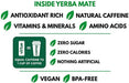 Virtue Yerba Mate - Natural Energy Drink - Sugar Free Zero Calories Vegan Keto Friendly Gluten Free (Peach & Raspberry 12 x 250ml) | High-Quality Energy Drinks | MySupplementShop.co.uk