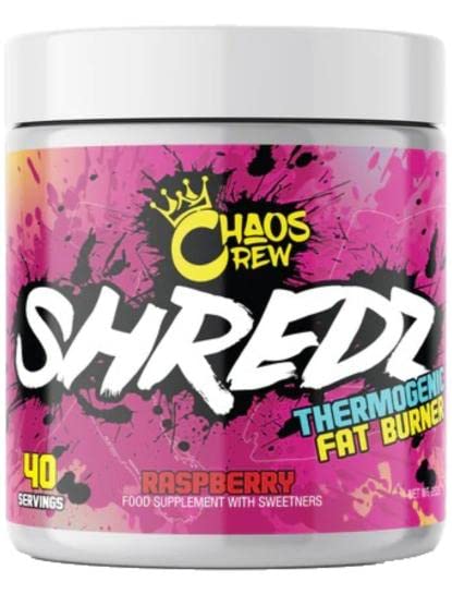 Chaos Crew Shredz Raspberry 252g | High-Quality Herbal Tea | MySupplementShop.co.uk