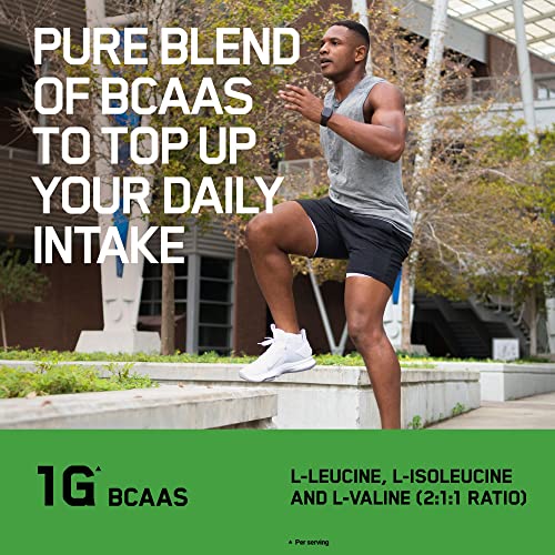 Optimum Nutrition BCAA 1000 Powder Branched Chain Amino Acids with L-Leucine L-Isoleucine and L-Valine Unflavoured BCAA Supplements 100 Servings 200 Capsules | High-Quality BCAAs | MySupplementShop.co.uk