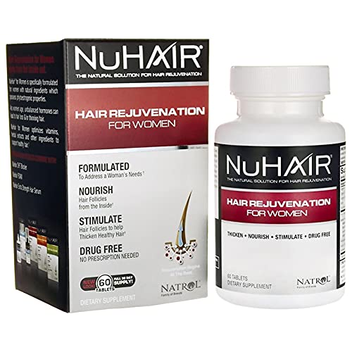 Natrol NuHair Hair Rejuvenation for Women - 60 tabs | High-Quality Permanent Colour | MySupplementShop.co.uk