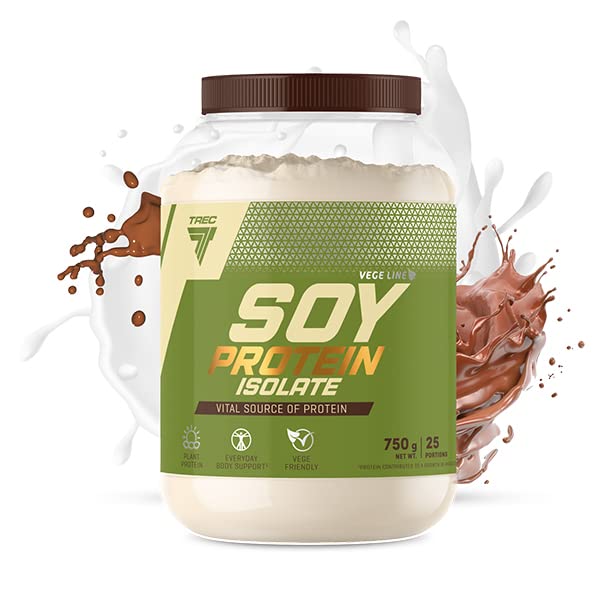 Trec Nutrition Soy Protein Isolate, Chocolate - 750 grams | High-Quality Protein | MySupplementShop.co.uk