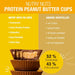 Nutry Nuts Milk Chocolate Peanut Butter Cups 12x42g Original | High-Quality High Protein | MySupplementShop.co.uk