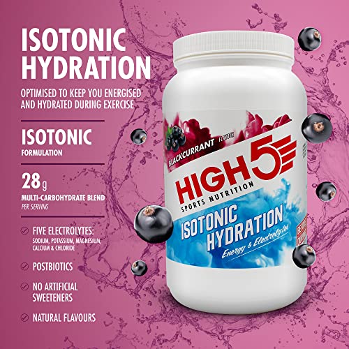 HIGH5 Isotonic Hydration Drink 1.23kg Blackcurrant | High-Quality Sports Nutrition | MySupplementShop.co.uk