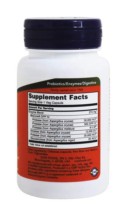 NOW Foods Gluten Digest - 60 vcaps | High-Quality Special Formula | MySupplementShop.co.uk