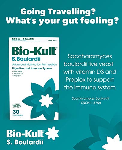 Bio-Kult S. Boulardii - Saccharomyces Yeast - Vitamin D3 - Contributes to the Immune System | High-Quality Vitamin D | MySupplementShop.co.uk