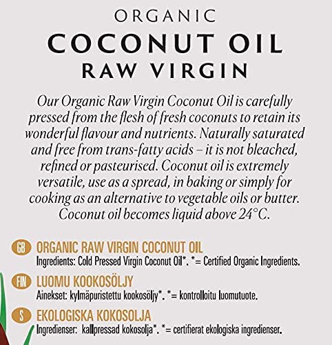 Biona Organic Raw Virgin Coconut Oil 400g | High-Quality Health Foods | MySupplementShop.co.uk