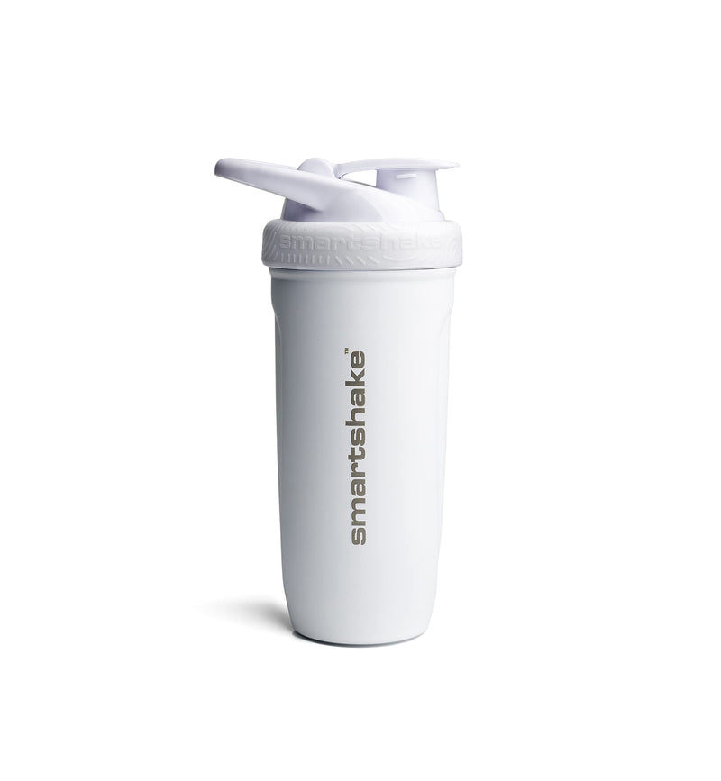 SmartShake Reforce Steel Shaker 900ml White | High-Quality Supplement Shakers | MySupplementShop.co.uk