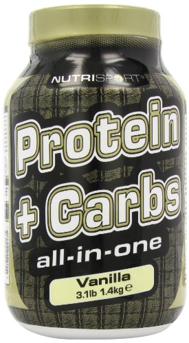 NutriSport Protein + Carbs 1.4Kg Vanilla - Sports Nutrition at MySupplementShop by NutriSport