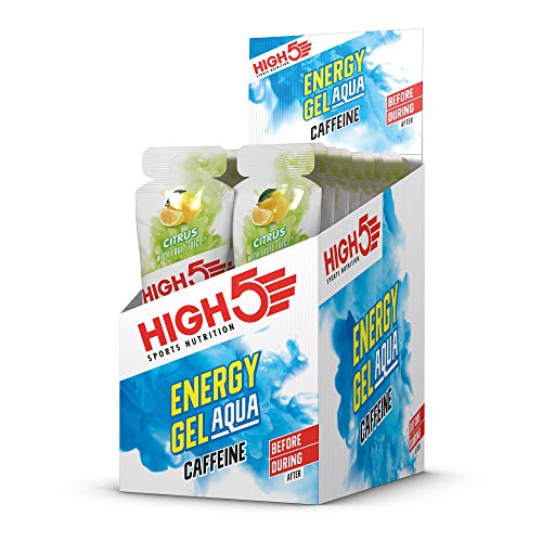 High 5 Energy Gel Aqua Citrus Caffeine 20x66g | High-Quality Sports Nutrition | MySupplementShop.co.uk