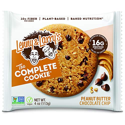 Lenny & Larry's Complete Cookie 12x113g Peanut Butter Choc Chip | High-Quality Sports Nutrition | MySupplementShop.co.uk